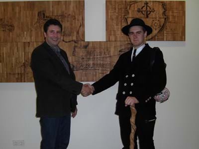 Zimmermannsgeselle Petersen zu Besuch