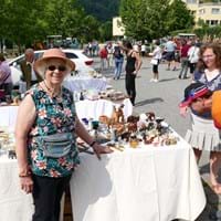 Trudl Dosch mit ihrem Flohmarkt: "Man findet immer was"